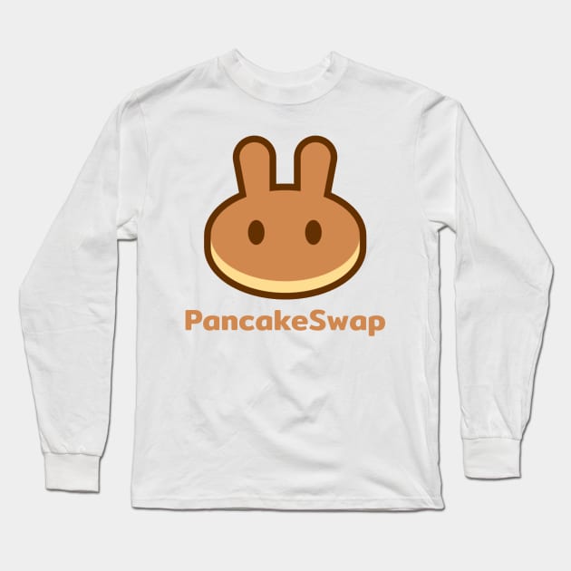 PancakeSwap Coin Cryptocurrency CAKE crypto Long Sleeve T-Shirt by J0k3rx3